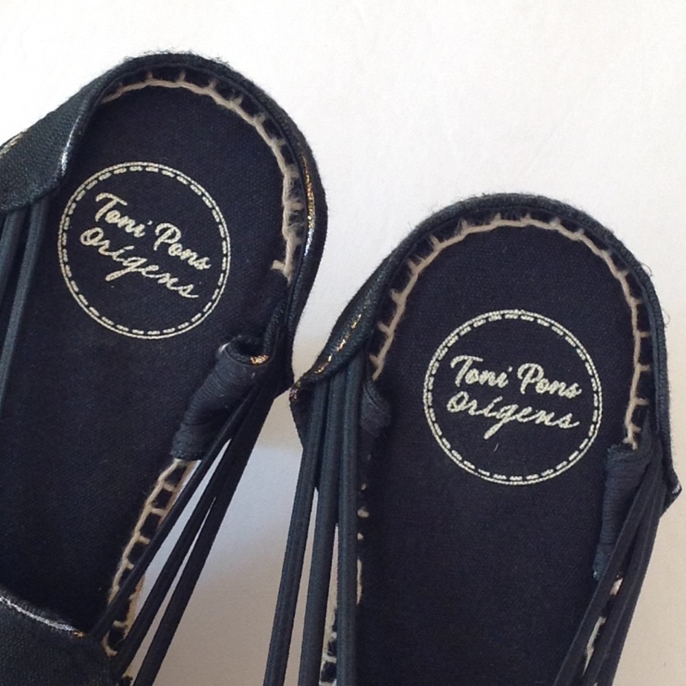 🍃🌹Toni Pons Origens - Gold / Silver Espadrilles - Picture 5 of 7
